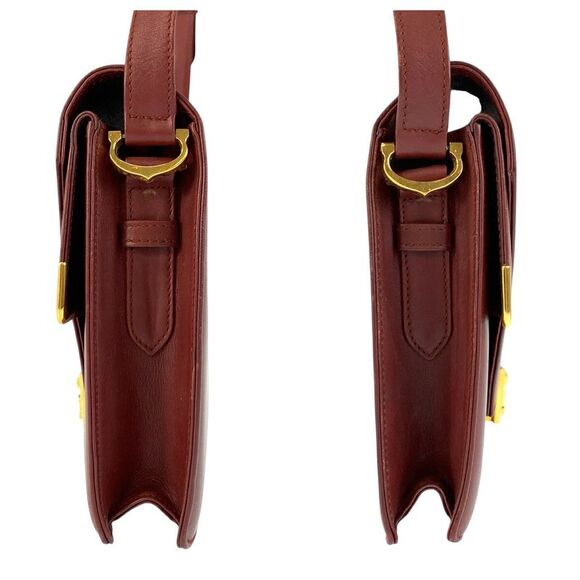 Cartier Vintage Must Line Leather Shoulder Bag - Picture 8 of 10